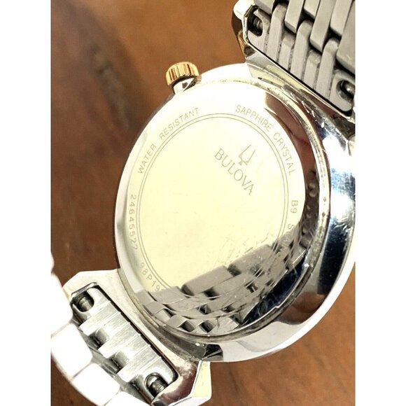 Bulova Women\'s Watch 98P192 Quartz Diamond Mother of Pearl Dial Rose Gol… main image 12